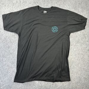 Reef Shirt Mens Large Black Reef Company Smiley Sun Graphic Surf Beach Tee